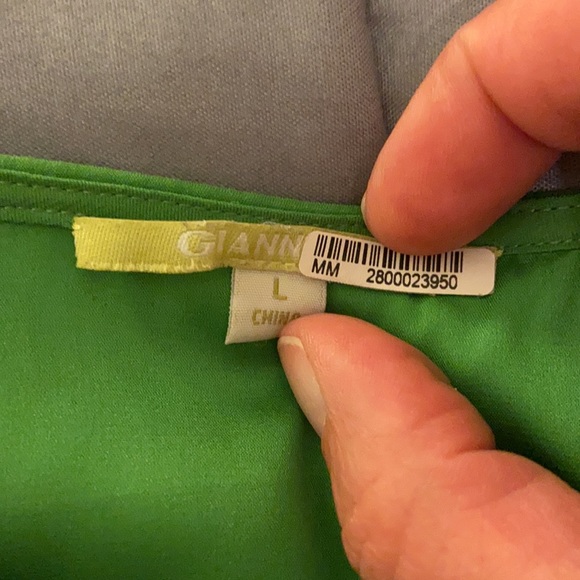 Green work blouse/business casual - Picture 2 of 2